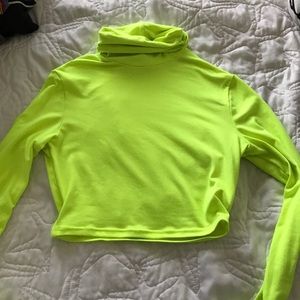 Tops - Neon green turtle neck Tops - Neon green turtle neck
